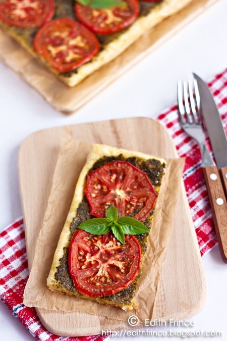 tarta cu rosii si pesto 1