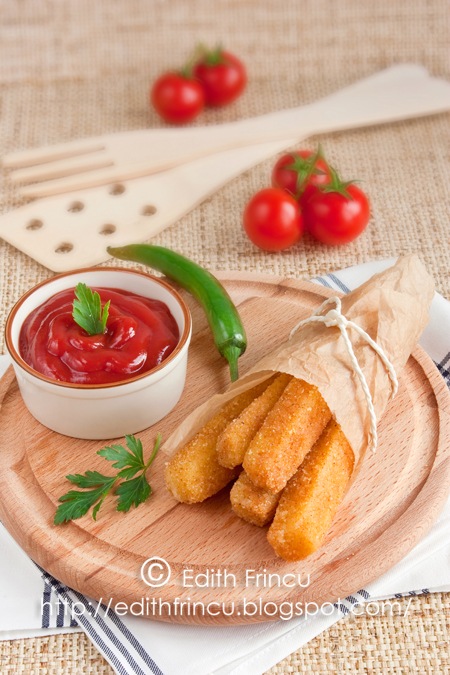 batoane de mozzarella