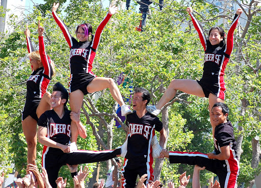 This is one PEPPY cheer squad: SF Cheer!