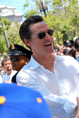 The mayor of SF - Gavin Newsom. He shook my hand!