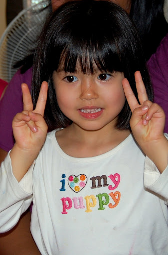 ...and so is her older sister! They grew since the last time I saw them!