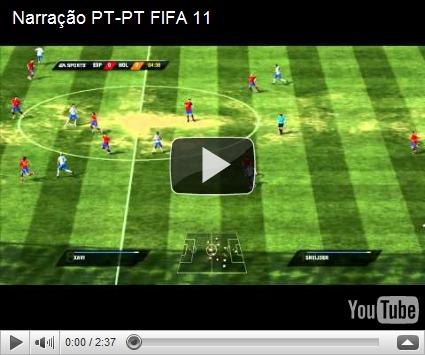 FIFA 11: Tradução e Narração em Português fifa11 narracao
