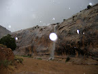 Pouring Rain and a Waterfall