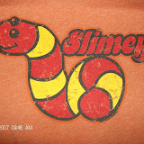 Who doesn't love Slimey?  I remember the episode where his mom had a baby brother or sister for him.  Who knew worms pushed babies out just like us??