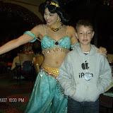 Robert's hoping no one can tell how much he liked Jasmine.  ~.^