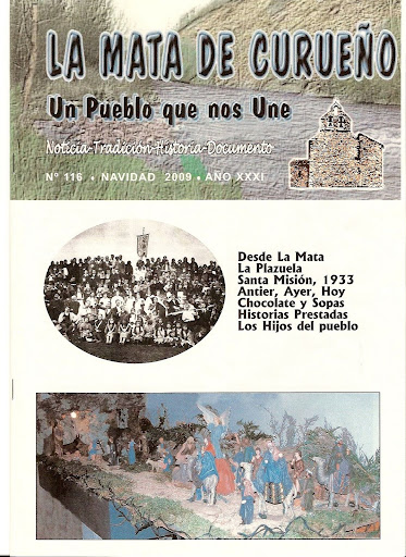 Boletin 116 - Portada - Navidad 2009 por La Mata de Curue�o (Le�n)