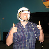Cosmonaut Anderson is ready for lift off.