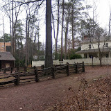 What a farm house looked like in the Atlanta area during the early 1800s.