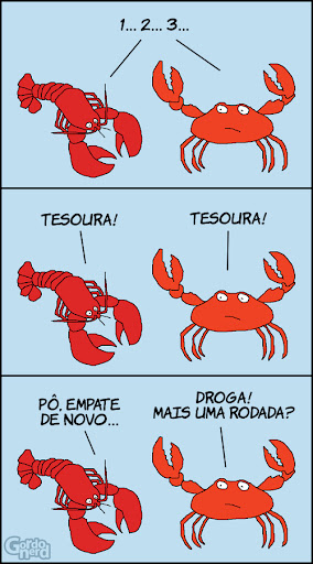 Joquempô crustáceo lagosta vs caranguejo Joquempô crustáceo
