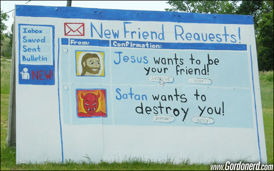 publicidadereligiosa Jesus quer ser seu amigo!