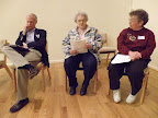 Sr. Joan Krimm leads a group discussion