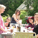 O.U.R. Kitchen team - Jan, Nadine, Laura, Marisa - and Brandy