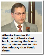 Premier Ed Stelmach Alberta
