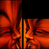 'fumatore cieco' -dittico-  Oil on canvas  cm.120x66 +75x75.jpg