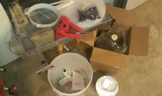 The kit my family got me to start home brewing with.