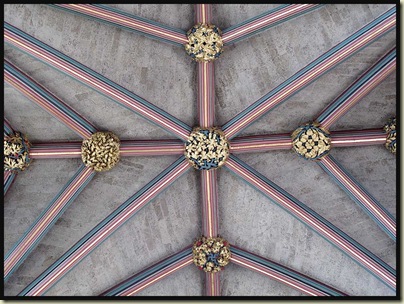 Exeter Cathedral - ceiling detail