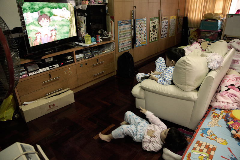 ภาระกิจ น้องเลอา น้องภาวิช ว่ายน้ำ