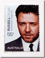 Russell Crowe to feature on stamps