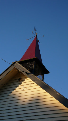 St Andrew's steeple at sunset