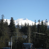 There is snow up there somewhere. Various mountain shots around Whistler.