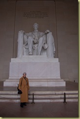 Pat and Lincoln statue