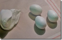 clay eggs