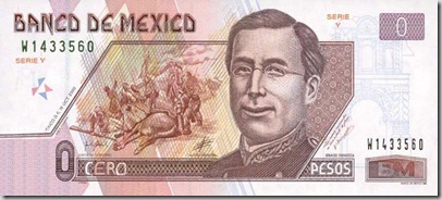 cero pesos