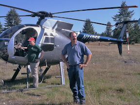 Doug Uttecht and John Peden of Northwest Helicopters