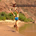 B - South Kaibab Trail 51.jpg, How many people have you met, who had done a handstand at the Colorado River, huh? ;-), Grand Canyon NP