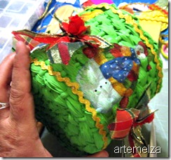 artemelza - decoupage em palha de milho