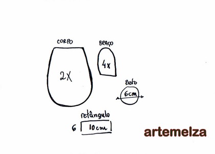 artemelza - boneco de neve