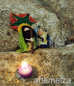 artemelza - presepio de fuxico