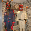Bragança - Chocalheiro de Bemposta (máscara antiga à direita e a actual à esquerda) - Museu Ibérico da Máscara e Traje.jpg