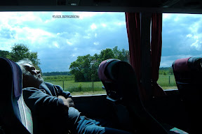 Snoozing on the bus