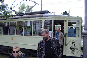 Getting out of the tour tram