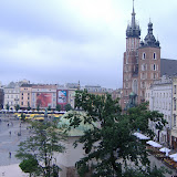 Krakow market square - looks a lot like Wroclaw's, doesn't it?