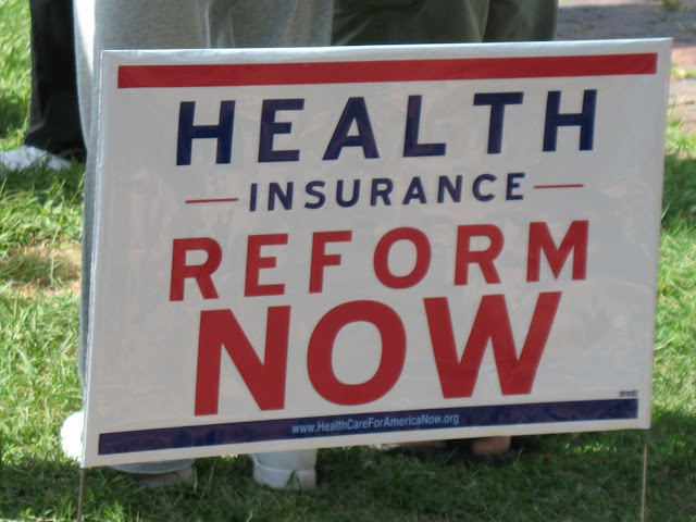 Health Care Reform sign