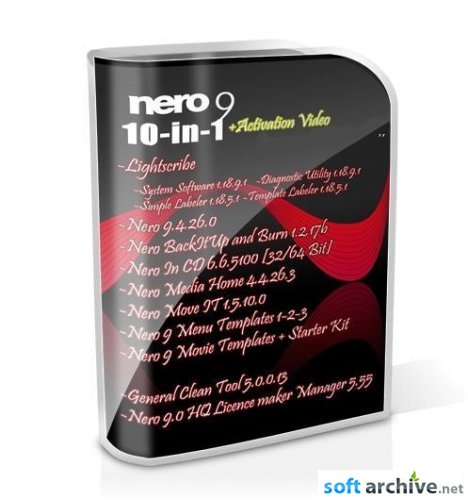 Nero 9.4.26.0 10-in-1 [Multilanguage] + Activation Video