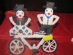 Girl, boy and cycle girl and boy