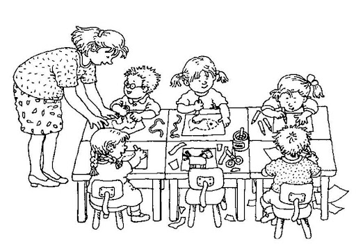 Resultado de imagen para niños en aula de clases dibujo