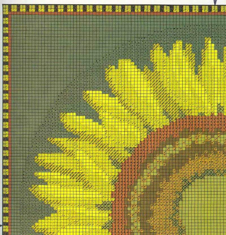 needlework sunflower p0055 jpg