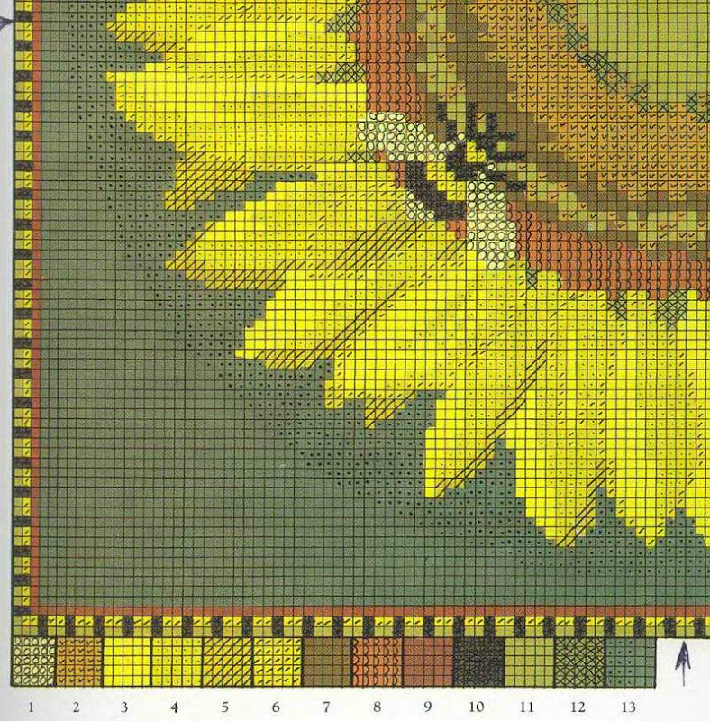 needlework sunflower p0057 jpg