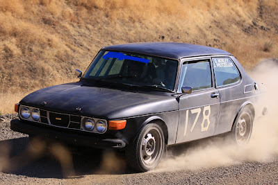 Saab Rally Car At Wild West Rally 2009