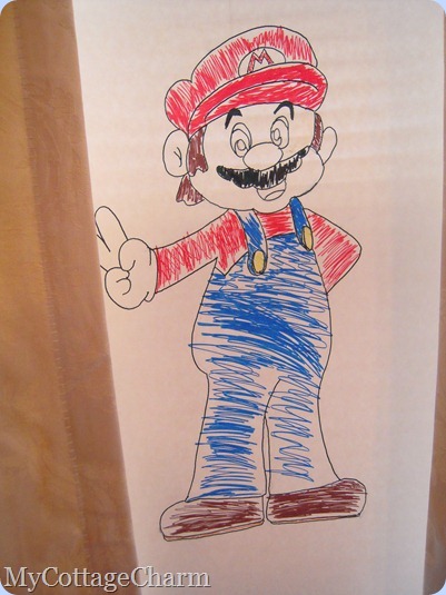 Mario drawing