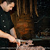 Fabrication de l'andouille artisanale. Rivallan-Quidu, Guémené-sur-Scorff.
