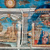 Le plafond peint de la chapelle de Crénénan.