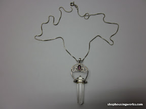 Sterling and Quartz Necklace