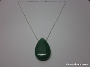 Sterling & Aventurine Necklace