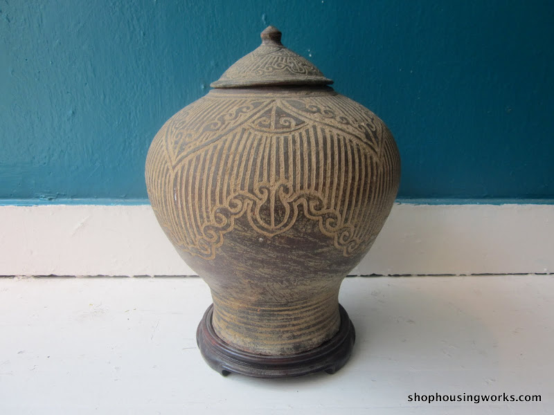 Asian Ceramic Ginger Jar