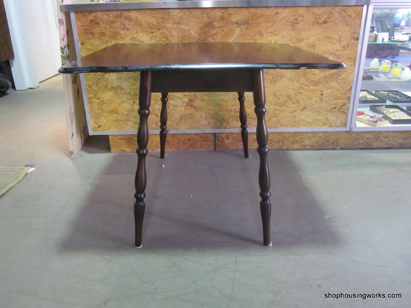 Drop-leaf Wood Table